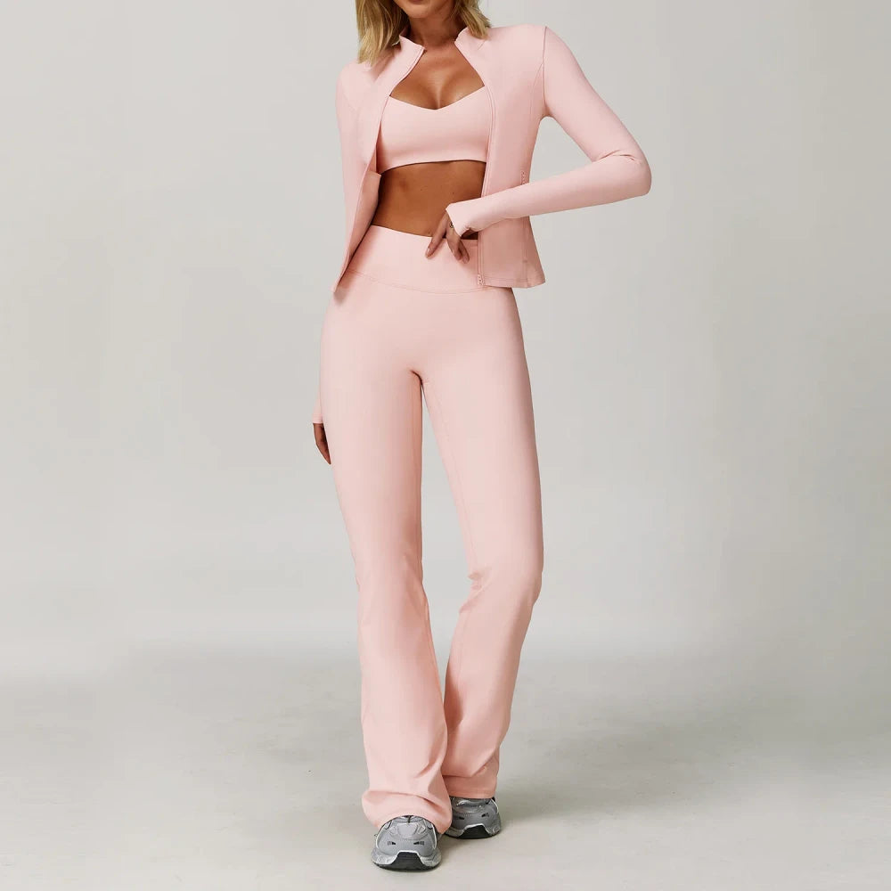 Athletic Yoga Tracksuit Set