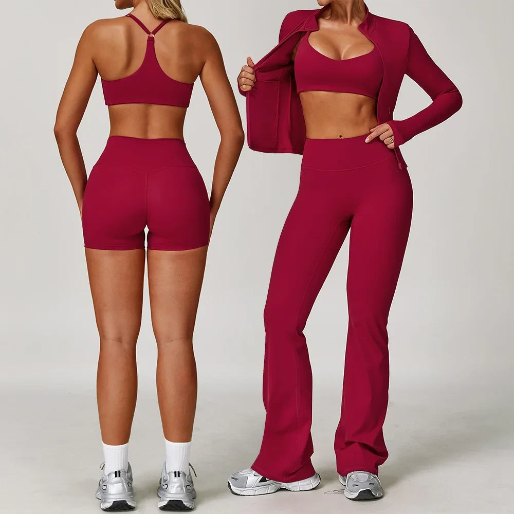 Athletic Yoga Tracksuit Set