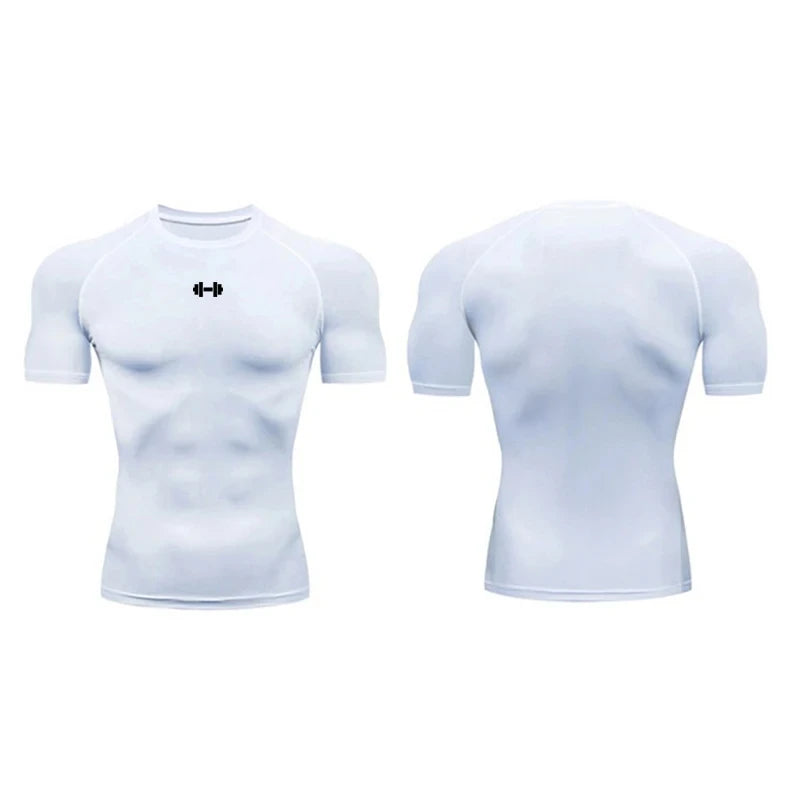 Elastic Compression Gym Shirt