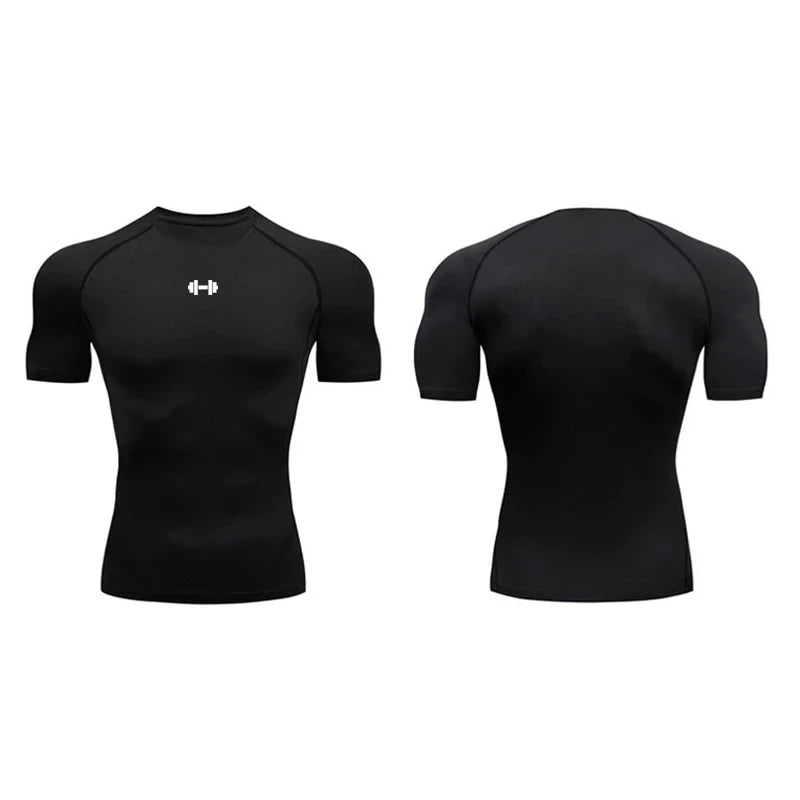 Elastic Compression Gym Shirt