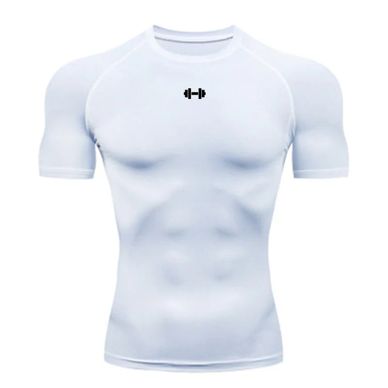 Elastic Compression Gym Shirt