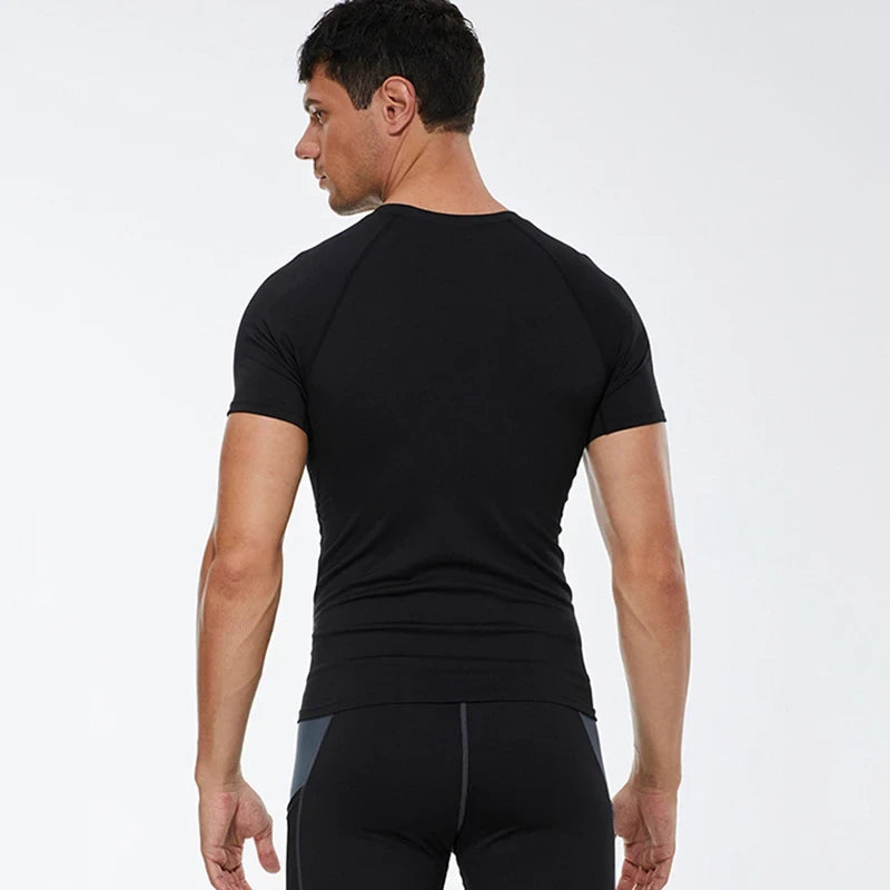 Elastic Compression Gym Shirt