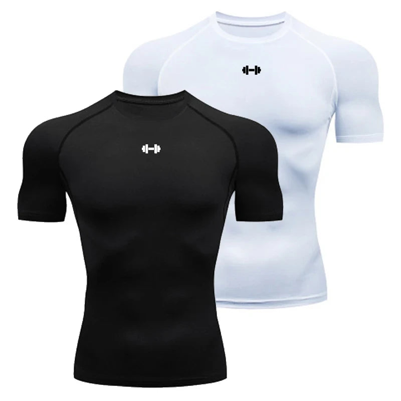Elastic Compression Gym Shirt