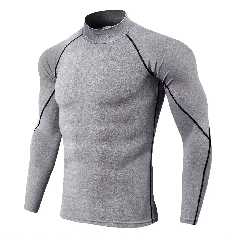 Mens Compression Long Sleeve Training Top