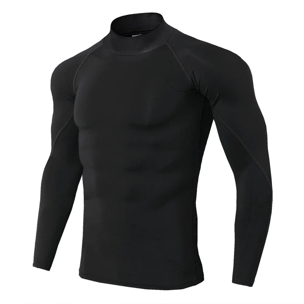 Mens Compression Long Sleeve Training Top