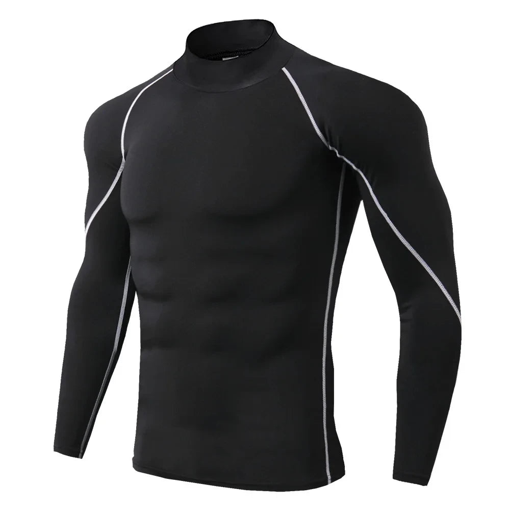 Mens Compression Long Sleeve Training Top
