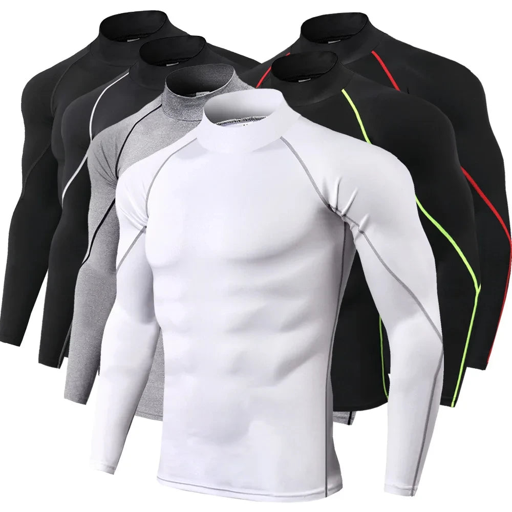Mens Compression Long Sleeve Training Top