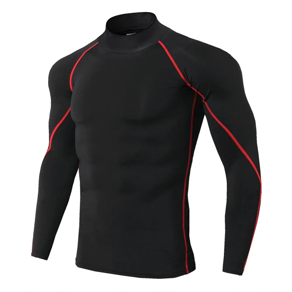 Mens Compression Long Sleeve Training Top