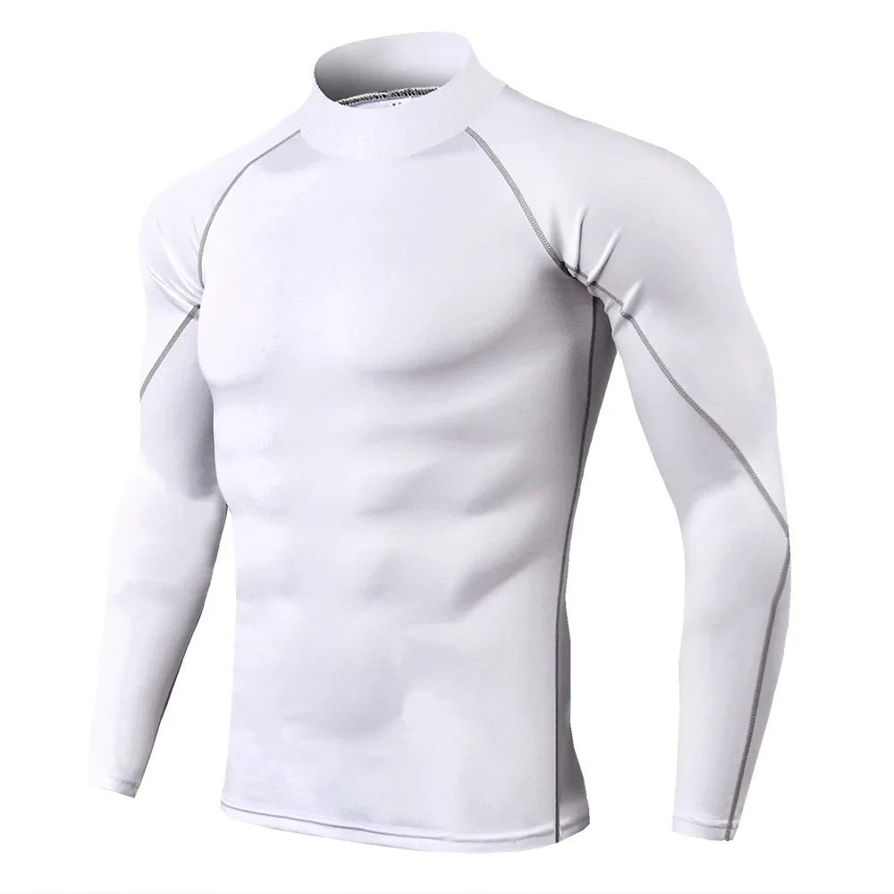 Mens Compression Long Sleeve Training Top