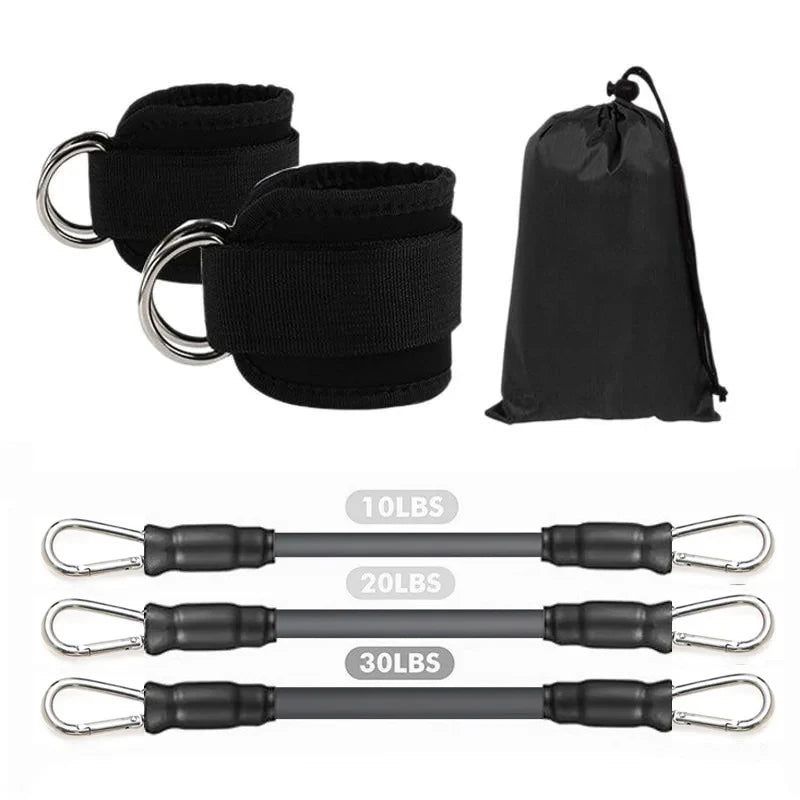 Resistance Band Ankle Strap Set