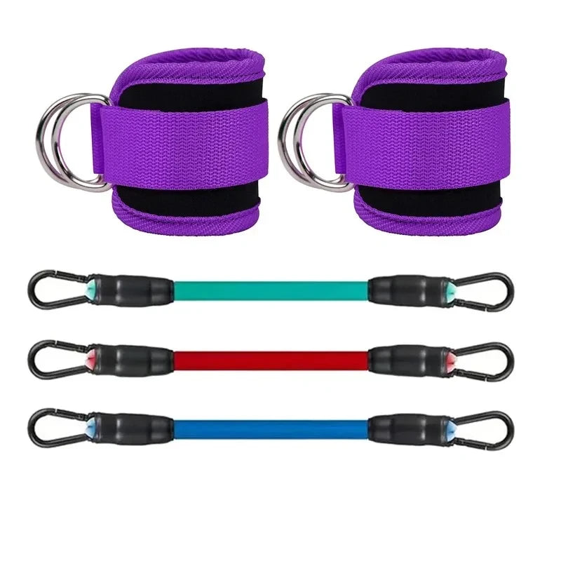 Resistance Band Ankle Strap Set