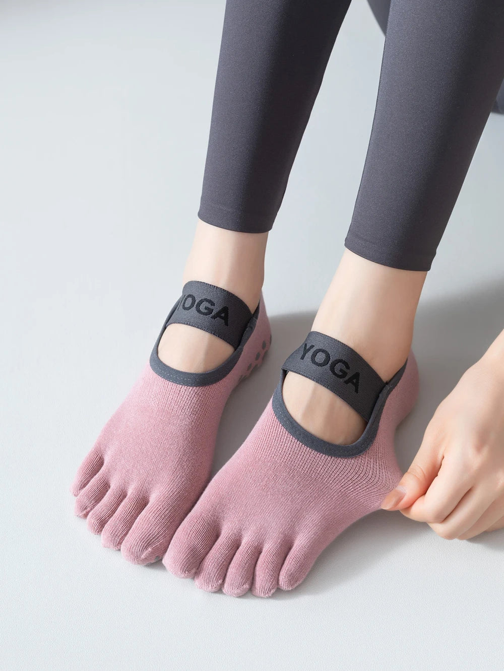 Anti Slip Five Finger Yoga Socks