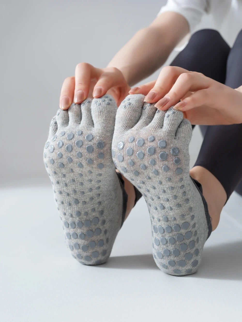 Anti Slip Five Finger Yoga Socks