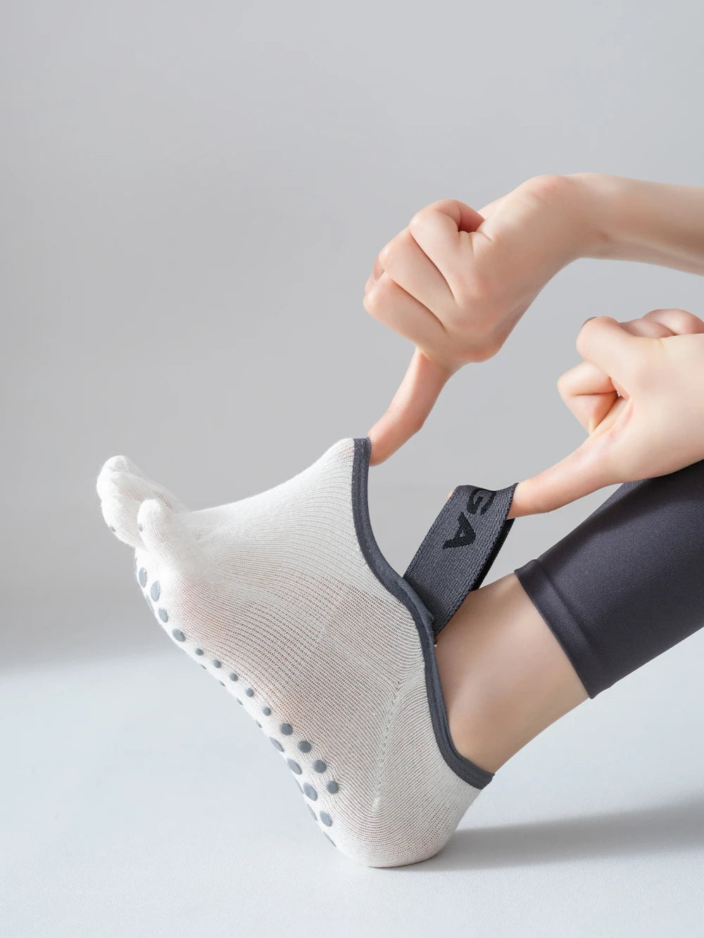 Anti Slip Five Finger Yoga Socks
