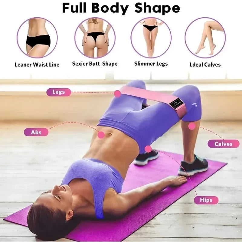 Non-Slip Fabric Resistance Bands
