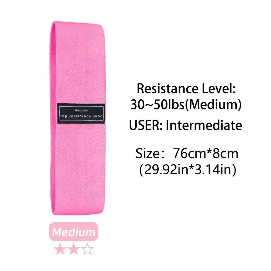 Non-Slip Fabric Resistance Bands
