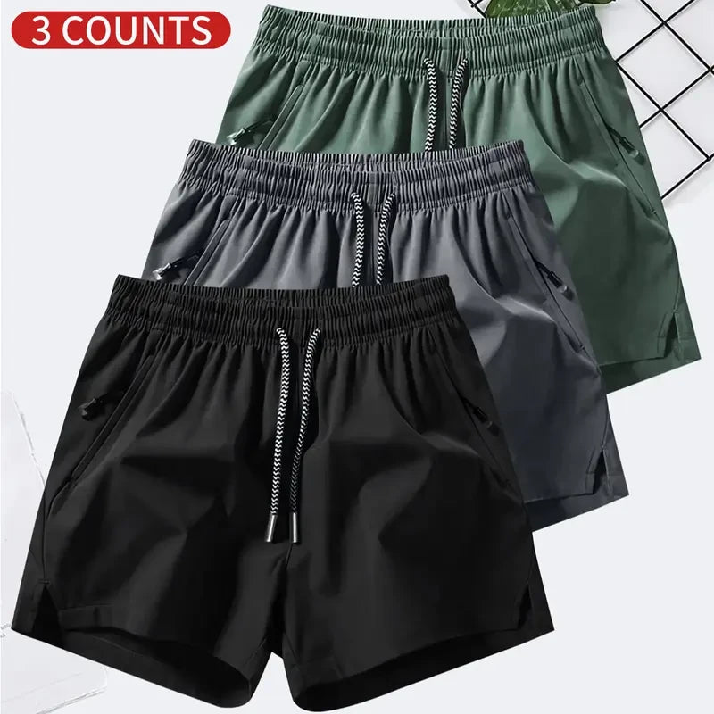 Breathable Athletic Drawstring Shorts