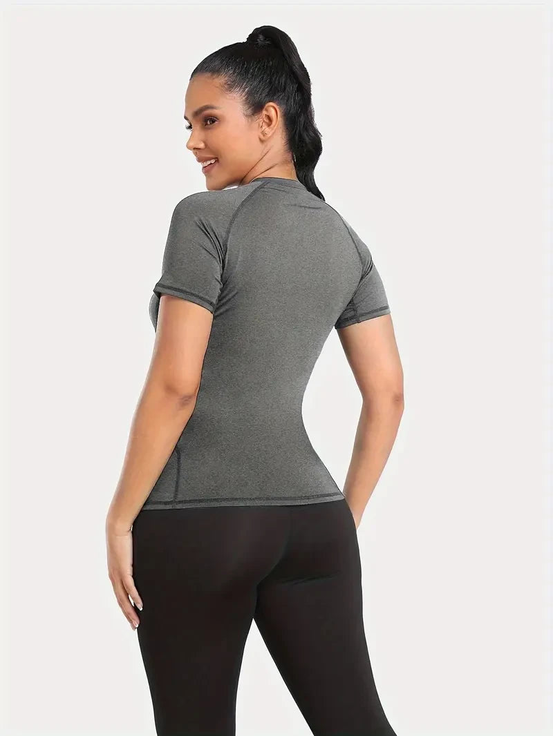 Women Compression Workout Shirts