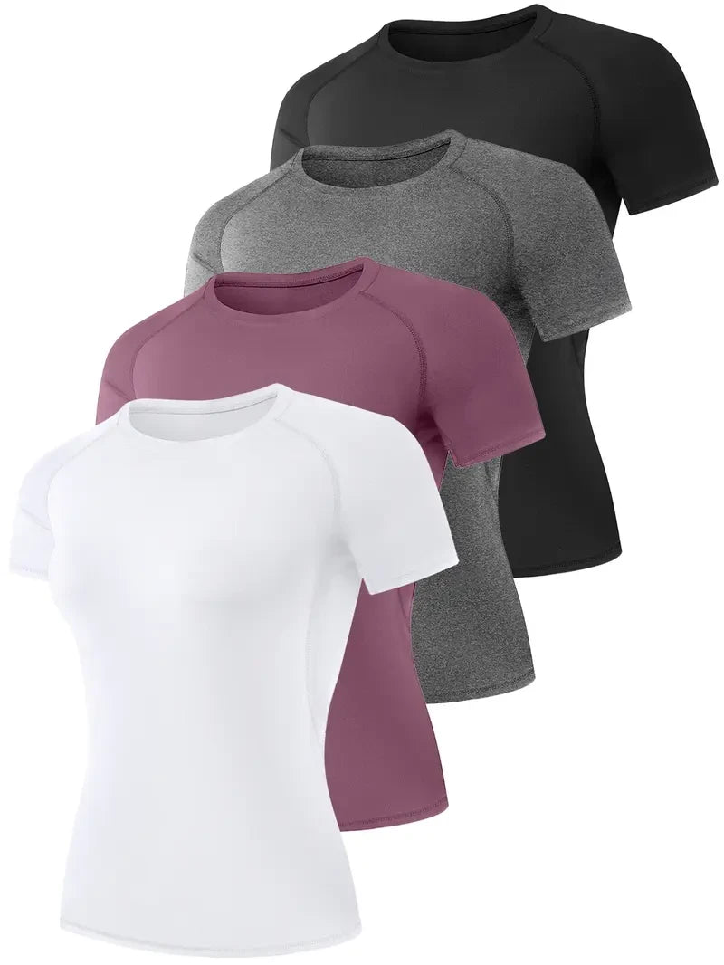 Women Compression Workout Shirts