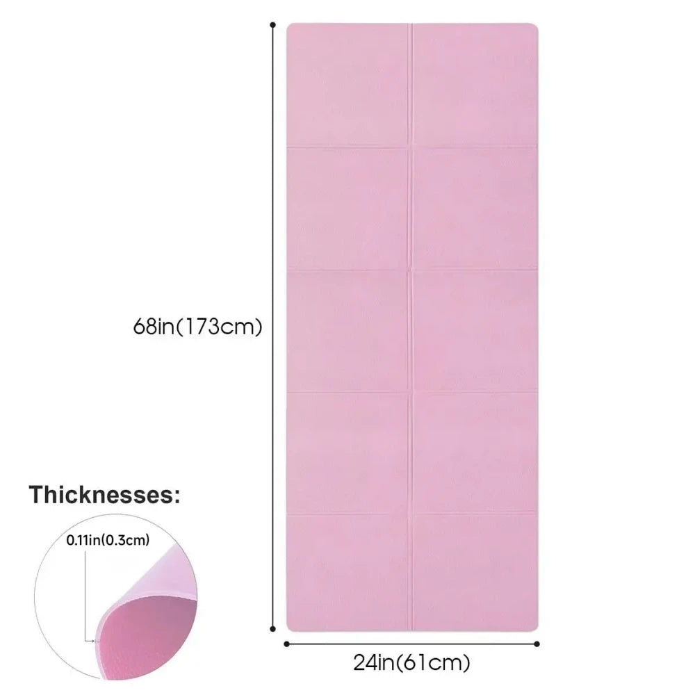 Coral Non-Slip Yoga Mat