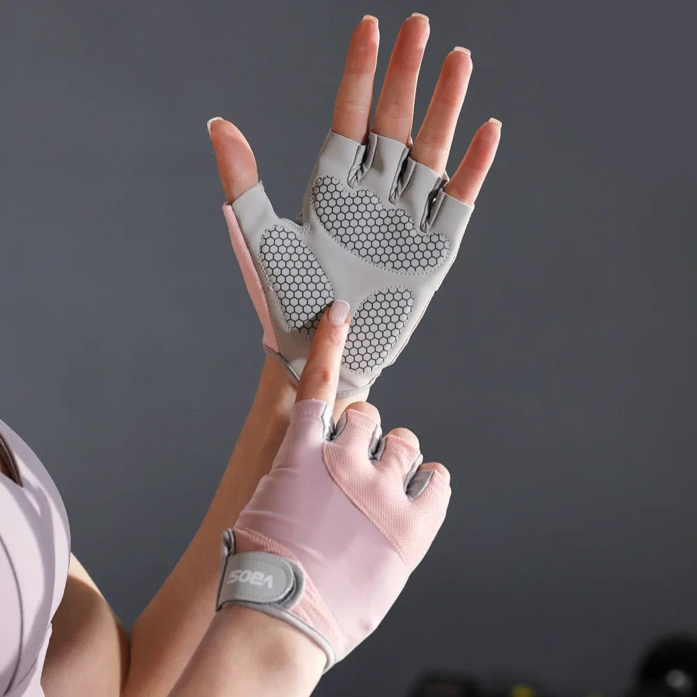 Cushioned Half-Finger Fitness Gloves