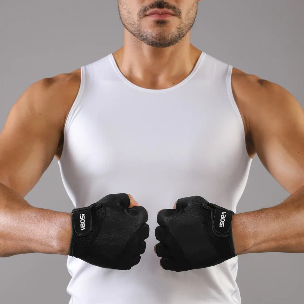 Cushioned Half-Finger Fitness Gloves